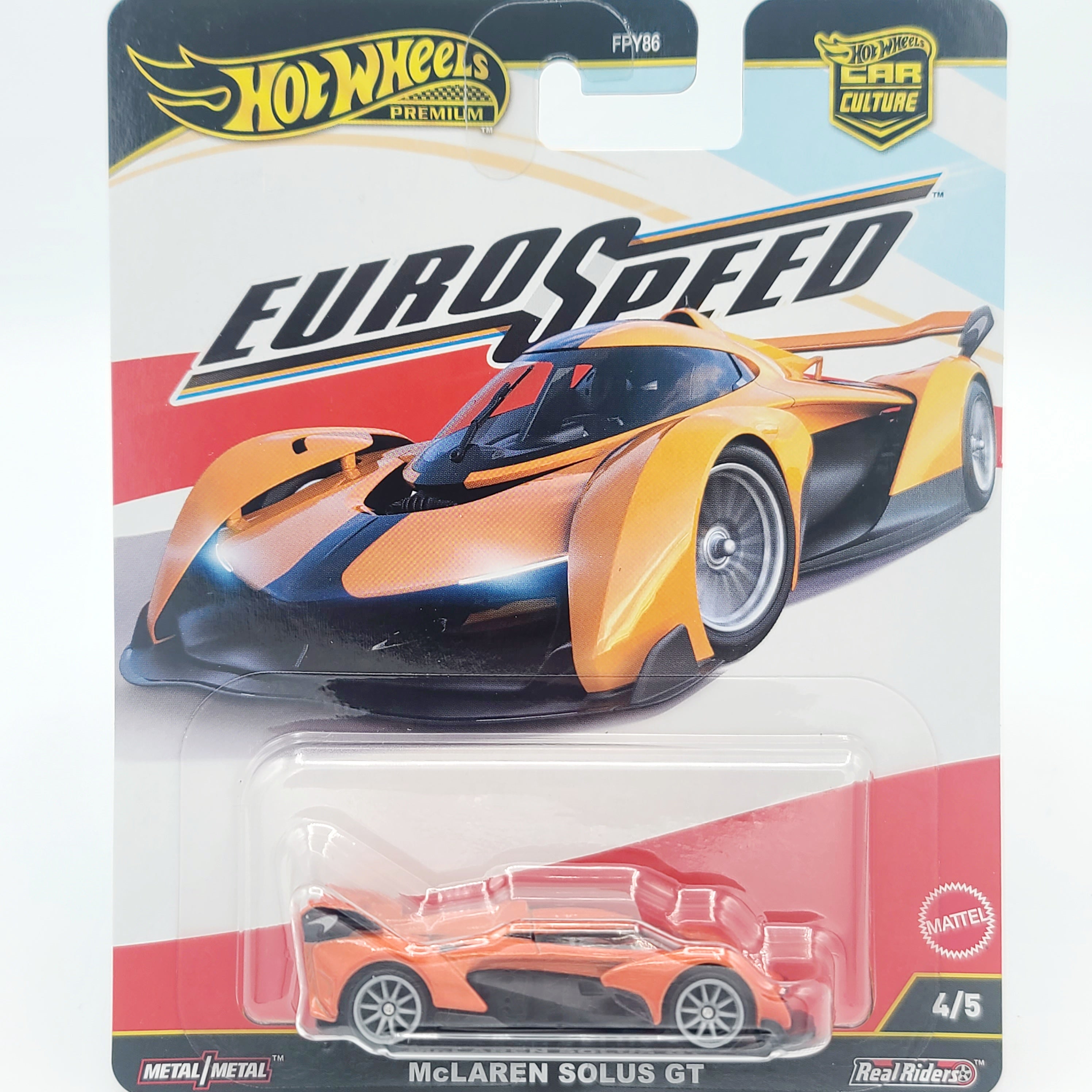 Hot Wheels - 2025 Car Culture Case L - Euro Speed w/ Chase (Set of 6 Cars)